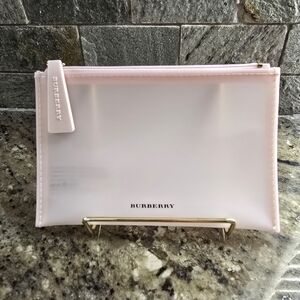 Burberry Pink Cosmetic/Toiletry Pouch
